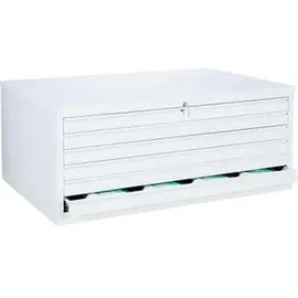 Lüllmann Planschrank 113,5 x 60,5 x 83,5 cm weiß