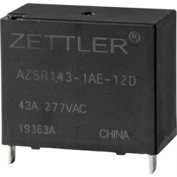 Zettler 50 A Miniatur-Leistungsrelais, 12 V, Relais
