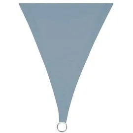 Perel Sonnensegel Grün-Grau Dreieckig 5 x 5 x 5 m