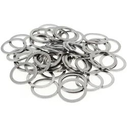 Bihr Unterlegscheiben aus Aluminium 22x28x1,5mm 50 Stück