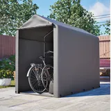 Fahrradgarage Wetterfest 187x100x160 Cm Stahl Pe-plane Okmyhome