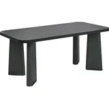 Beliani Esstisch 180 x 75 x 90 cm schwarz
