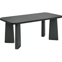 Beliani Esstisch 180 x 75 x 90 cm schwarz