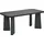 Beliani Esstisch 180 x 75 x 90 cm schwarz