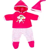 Bayer Puppenkleidung Hose Einhorn Rosa (Set, 3-tlg)