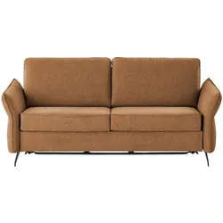 Schlafsofa mit Schlaffunktion Collin , orange , Maße (cm): B: 192 H: 90 T: 105