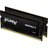 Kingston 32GB (2x16GB) KINGSTON FURY Impact DDR4-2666 CL15 RAM Gaming Notebookspeicher