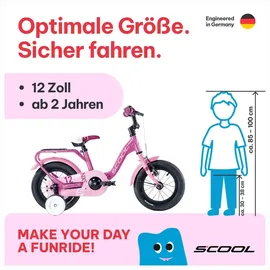 S'COOL niXe 18 Zoll RH 28 cm rosa