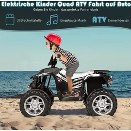 Goplus 12V Kinder-Elektroquad schwarz