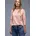 STREET ONE Langarmshirt aprikot weiß 40