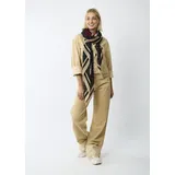 Codello Schal mit Monogramm-Muster und Leopard Onesize Damen