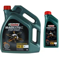 6 Liter Original Castrol Motoröl Magnatec Stop-Start 5W-30 A5 Motorenöl