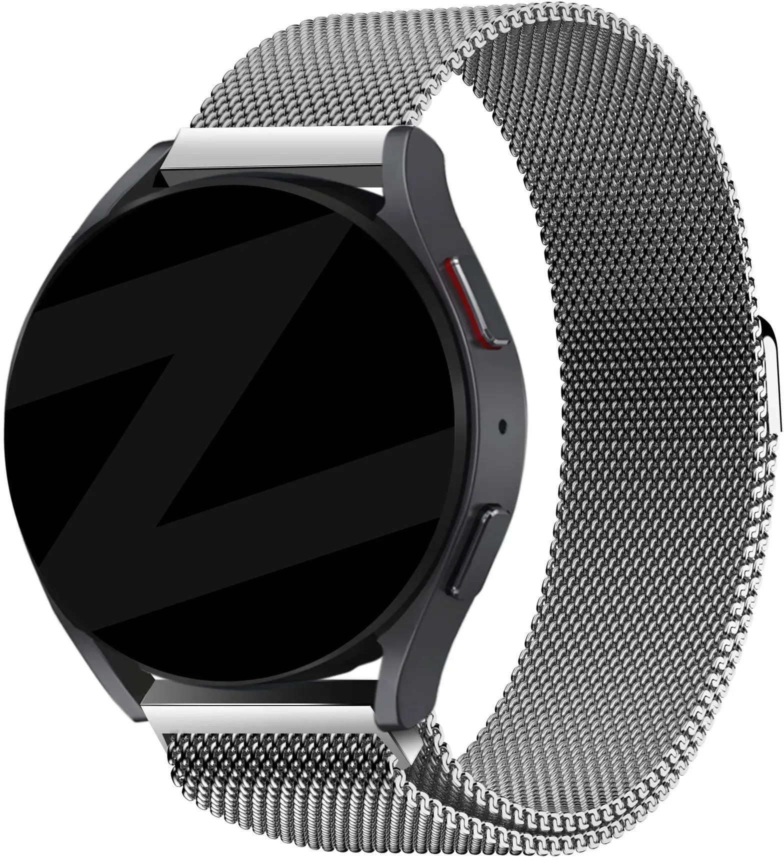 Bandz Noise Noisefit Halo Armband Milanese für Noise Noisefit Halo - Silber - Magnetischer Verschluss
