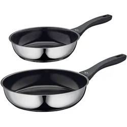 KÜCHENPROFI Bratpfannen-Set ROMA mit PFAS-freier Antihaftbeschichtung 24 + 28 cm