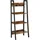 Songmics Bücherregal 56 x 34 x 137,5 cm Braun, Schwarz