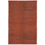 Jute & Co Teppich, Baumwolle, Orange, 60 x 220 cm