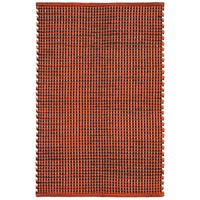 Jute & Co Teppich, Baumwolle, Orange, 60 x 220 cm