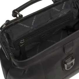 The Chesterfield Brand Wax Pull Up Doktorkoffer Leder 24 cm schwarz