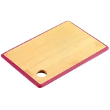 KESPER Schneidbrett, Material: Bambus, Maße: 23 x 15 x 1 cm, Farbe: Braun, Beere | 58264