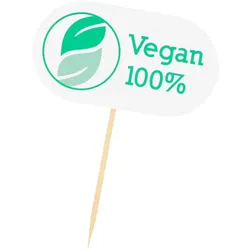 MONOUSO - Fingerfood-Spieße Vegan 8 cm (100 Stück)