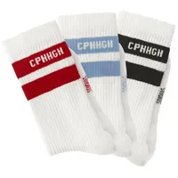 Copenhagen Studios Tennissocken Damen 3x off white mit farbigen