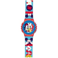 Micky & Minnie Unisex Kinder Digital Automatik Uhr mit Kunststoff Armband KL86097