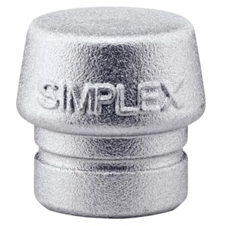 Halder SIMPLEX Kopf-Ø 40mm Weichmetall silber hart