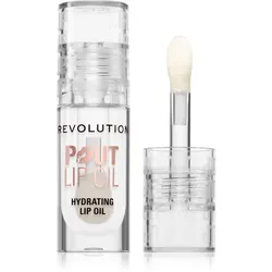 Makeup Revolution Pout Lip Lippenöl mit feuchtigkeitsspendender Wirkung Farbton Lychee Clear 3 ml