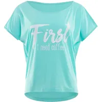 Winshape Damen Ultra Light mit Glitzer-Aufdruck Mct002 in mint/glitzer/weiß,