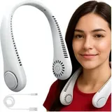 Mini-nackenventilator – 3 Geschwindigkeitsstufen – Usb-c-ladeanschluss – 4 W Leistung – Ergonomisch, Leicht Und Tragbar