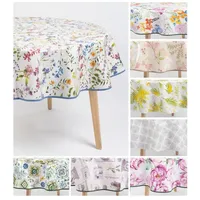 Laro Ø 160 cm Premium Line Sommerblumen Bunt Hell