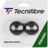 Tecnifibre - 2 Squashbälle Doppelter Gelber Punkt, Nicht zutreffend