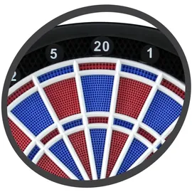 CARROMCO Elektronik Dartboard STRIKER-401, mit Adapter, 2-Loch Abstand