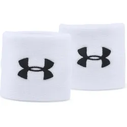 Under Armour Performance Wristbands white black OSFA