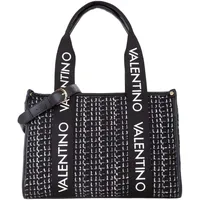 Valentino Candle Shopper Leather Black