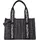 Valentino Candle Shopper Leather Black