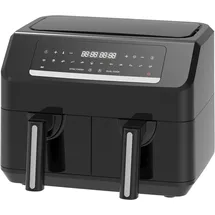 EMERIO Doppel Heißluftfritteuse AF-130376.1 schwarz