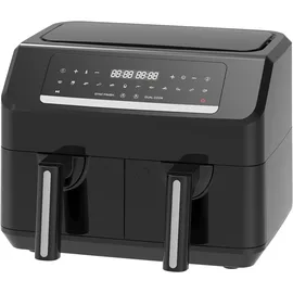 EMERIO Doppel Heißluftfritteuse AF-130376.1 schwarz