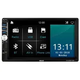 Muse CA-2DIN7135S 2-DIN Autoradio mit Bluetooth, USB, Subwoofer-Out, LED Touchscreen, Fernbedienung, SD