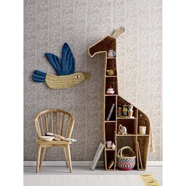 Bloomingville Kinderregal Giraffe 0 x 0 cm Holz natur beige