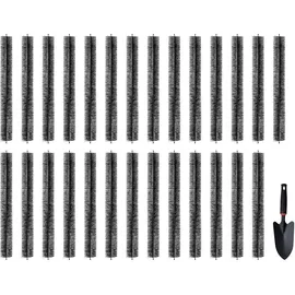 Vevor Dachrinnenbürste 24,4 m Gesamtlänge φ110 mm Laubschutz für 12,7 cm Dachrinnen 27er-Set