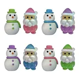 Trendhaus Figurenradierer Santa & Olaf sort.