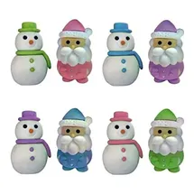 Trendhaus Figurenradierer Santa & Olaf sort.