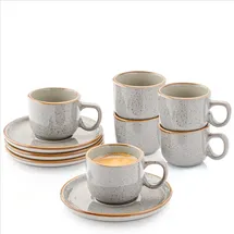 sänger Rio Espressotassen Set 12-tlg. perlgrau