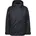 Wattierte mit Kapuze und Zip-Details blau S