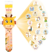 Vicloon Lern Armbanduhr für Kinder, Jungen und Mädchen, Digital Uhren für Kinder Giraffe Clamshell-Design mit 24 Projektions Muster, Armbanduhr für Kinder Armbanduhr mit Projektor Elektronische