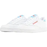 Footwear White / Kinetic Blue / Dynamic Red 40