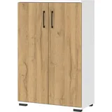 Germania Profiline II Aktenschrank 80 x 40 x 123 cm weiß