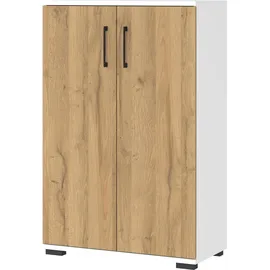 Germania Profiline II Aktenschrank 80 x 40 x 123 cm weiß
