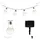 Lumineo Solarleuchte Kunststoff L.450cm 10x5 LED transparent/warm weiß